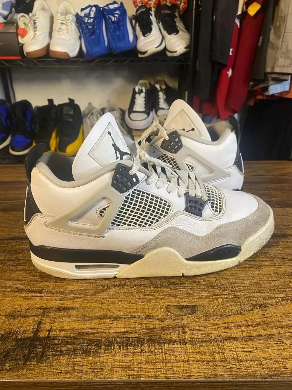 Air Jordan 4 Retro 'Military Black' No Box No Insoles